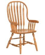 Jumbo Bent Paddle Amish dining chair [Arm]