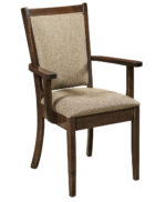 Kalispel Amish Dining Chair [Arm / Brown Maple with Kona stain]