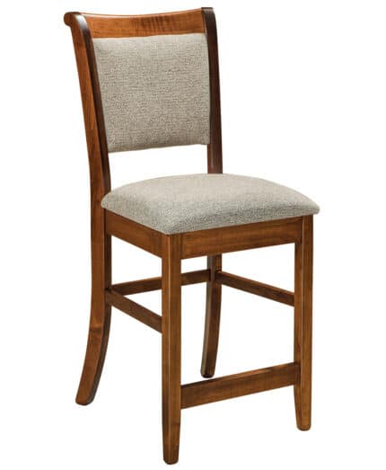 Kimberly Amish Bar Stool [Shown in Brown Maple