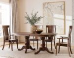 Amish Chancellor Table with Albany Chairs [Amish Direct Furniture]