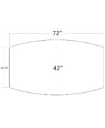 Colebrook Trestle Table [Dimensions of Table Shape]