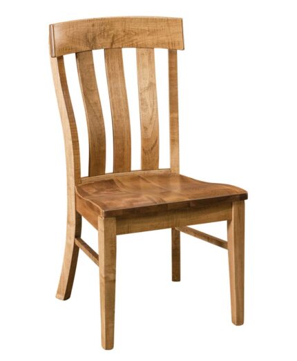 Amish Raleigh Side Chair [Brown Maple with a Harvest stain.]