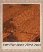 Barn Floor Rustic Quartersawn White Oak Top Detail
