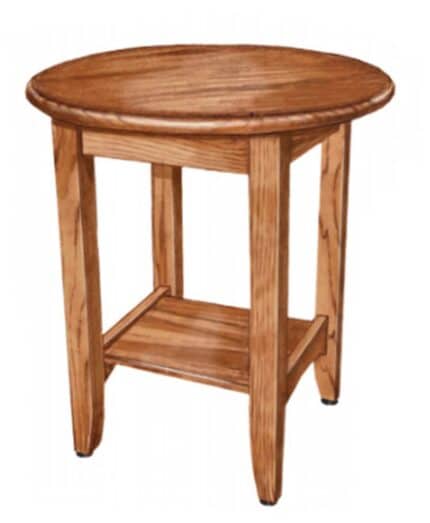 Amish Liberty Round End Table [14-CR]