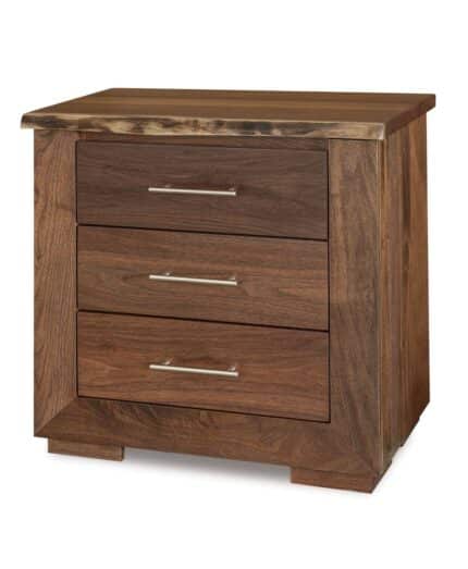 Livewood 3 Drawer Large Nightstand