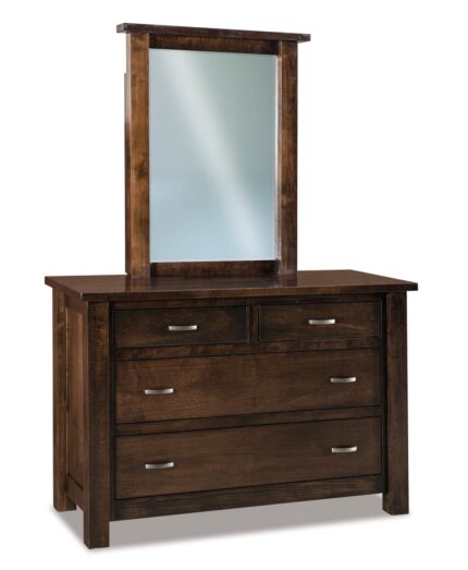 Heidi 4 Drawer Dresser with optional mirror (JRHI-047-1)