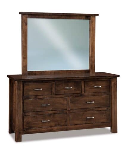 Heidi 7 Drawer Dresser with optional mirror (JRHI-046)