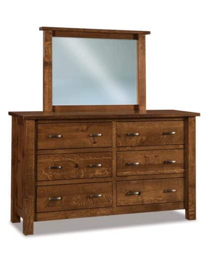 Heidi 6 Drawer Dresser with optional mirror (JRHI-030)