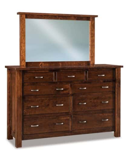 Heidi 9 Drawer Dresser with optional mirror (JRHI-046)