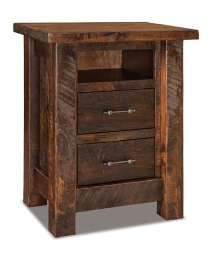 Houston 2 Drawer Nightstand with Opening