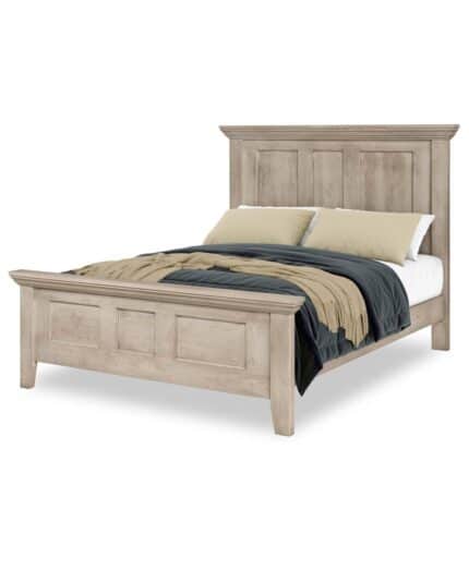 Carlston Panel Bed [Queen Size (X-06-25), Sap Cherry with a Mineral finish]