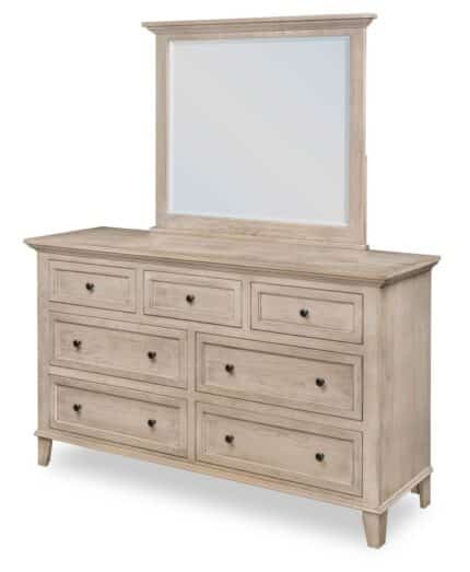 Arlington 7 Drawer Dresser [Shown in Sap Cherry with a Mineral finish]