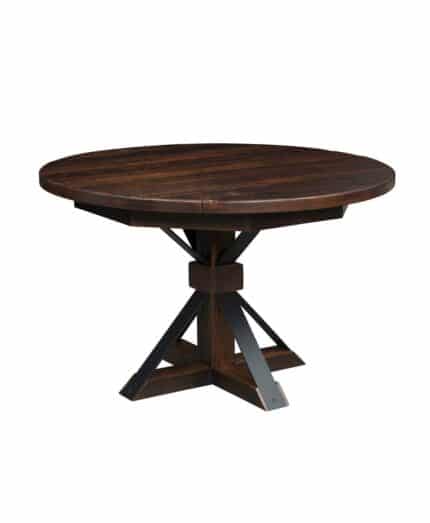 Bordon Barnwood Pedestal Table [Shown with a Tavern finish]