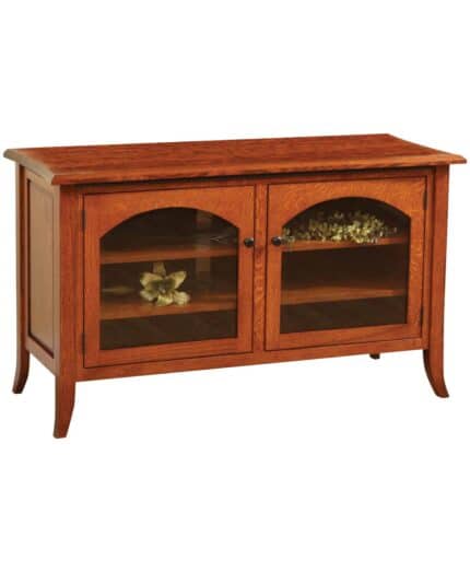 Amish Bunker Hill 50" TV Stand [Shown in Quartersawn White Oak with a Michael's Cherry finish]