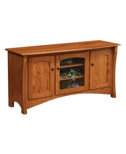 Amish Master 60" TV Stand [Shown in Red Oak with a Sealy finish]