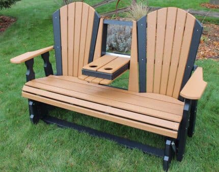 Amish Poly Classic 5' Glider with Console