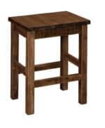 Amish Alto Bar Stool [Shown in Rough Sawn Maple with an Almond finish]