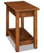 Amish Centennial Chair Side End Table [Shown in Red Oak with a Vintage Antique finish]