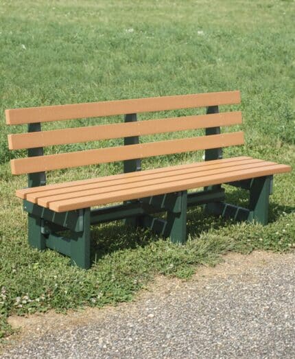 Amish made Poly 6' Commercial Park Bench