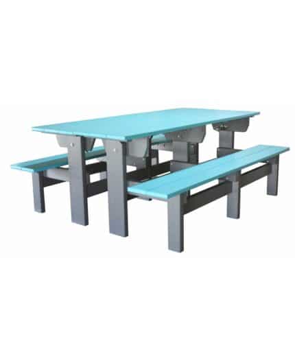 Amish made Poly Park Bench/Table Set