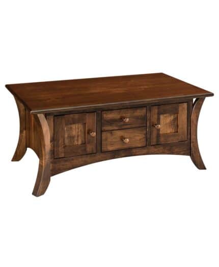 Amish made Caledonia Enclosed Coffee Table [CD2443C]