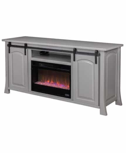 Amish Conrad Fireplace Entertainment Center [Doors on Sides]