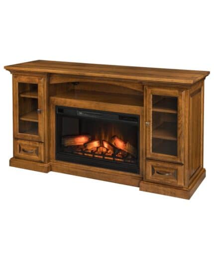 Amish Grinnel Fireplace Entertainment Center