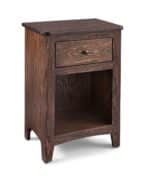 Amish Dover 1 Drawer Open Nightstand