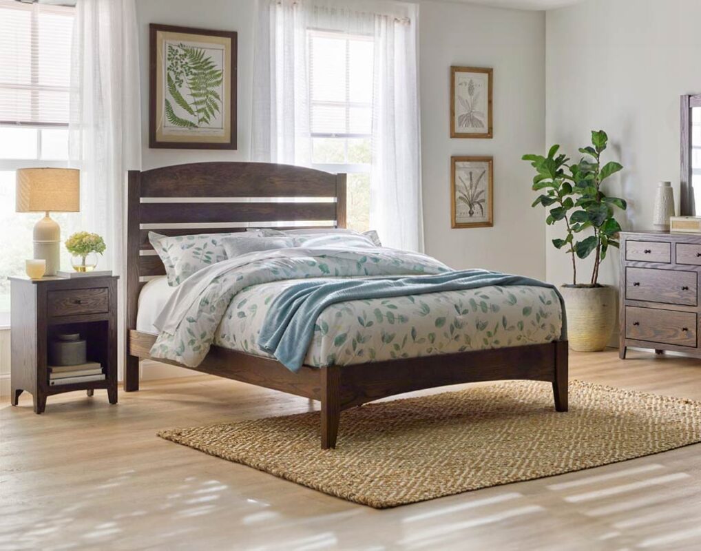 Amish Dover Bedroom Collection [Shown in Oak with a Shadow finish]
