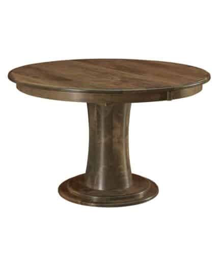 Amish Alana Pedestal Table [Shown in Brown Maple with a American Antique finish]
